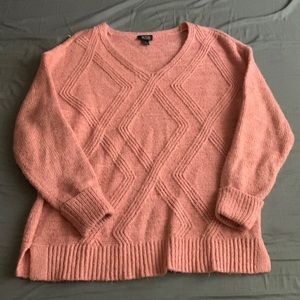 Large salmon pink a.n.a sweater